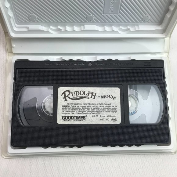 VHS Rudolph The Red Nose Reindeer Christmas Animated Musical John Goodman Whoopi - Picture 2 of 5